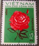 Stamps Vietnam -  flores