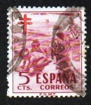 Stamps Spain -  Protuberculosis