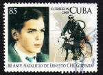 Stamps Cuba -  80º Aniversario del natalicio de Ernesto Che Guevara
