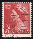 Stamps Australia -  Reina Isabel II