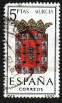 Stamps Spain -  Escudos de las provincias españolas - Murcia