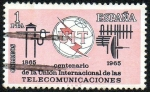 Stamps Spain -  Centenario de la Unión Internacional de las Telecomunicaciones