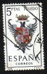 Stamps Spain -  Escudos de las provincias españolas - Toledo