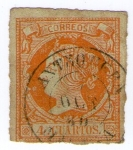 Stamps Spain -  ISABEL II