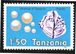 Stamps Tanzania -  Minerales de Tanzania - Perlas