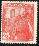 Stamps Spain -  1024- General Franco y Castillo de la Mota.