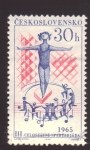 Stamps Europe - Czechoslovakia -  III Juegos deportivos nacionales