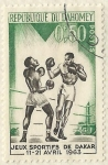 Stamps Benin -  JEUX SPORTIFS DE DAKAR 11- 21 AVRIL 1963