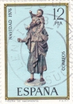 Stamps Spain -  NAVIDAD- 1976- Figura de Nacimiento    (H)