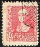 Stamps Spain -  857- Isabel la Católica.