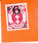 Stamps Poland -  Ciudad Libre de DANZIG - escudo