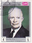 Stamps Yemen -  Hombres Famosos de la Historia-  DWIGHT EISENHOWER