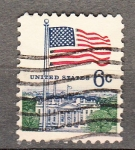 Stamps United States -  Bandera