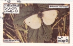 Stamps Oman -  Mariposas -Green-Veined White