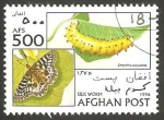 Stamps Afghanistan -  Mariposa