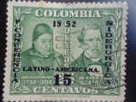 Stamps America - Colombia -  Conferencia Latino-Americana  Siderurgica (José C.Mutis y José J.Triana)