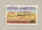 Stamps United States -  América rural