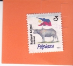 Stamps Philippines -  Bandera Nacional - y (Kalabaw)