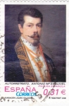 Stamps Spain -  autorretrato Antonio Mª Esquivel       (k)
