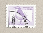Stamps Benin -  Oenanthe oenanthe