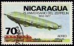 Stamps Nicaragua -  75 Aniversario del Zeppelin 1902 - 1977