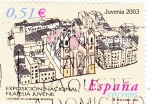 Stamps Spain -  Catedral de la Marina-Benissa     (M)