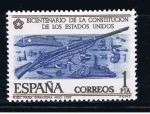 Stamps Spain -  Edifil  2322  Bicentenario de la Independencia de los Estados Unidos.  