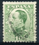 Stamps : Europe : Spain :  ESPAÑA 1930_492 Alfonso XIII. Tipo Vaquer, de perfil