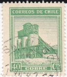 Stamps Chile -  Cobre