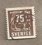 Stamps Sweden -  Simbolos escandinavos
