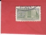 Stamps Colombia -  Palacio de Comunicaciones