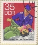 Stamps Germany -  Bombero