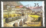 Stamps Germany -  2739 - Centº del tren Mittenwaldbahn, de Munich a Innsbruck