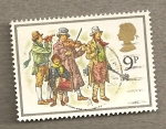 Stamps United Kingdom -  Orquestina navideña