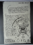 Stamps Spain -  Ed:2999- Día del Sello- Primer combenio Internacional y el Escudo del primer Conde de Villamediana.