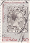 Stamps Spain -  Centenario de la primera emisión de Alfonso XIII      (O)