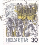 Stamps Switzerland -  CARRUAJE