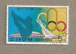 Stamps North Korea -  Juegos Olímpicos Montreal
