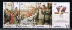 Stamps Spain -  Edifil   2887-90  175 Aniver. de la Constitución de 1812 .  