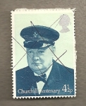 Stamps United Kingdom -  Centanario de Churchill