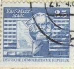 Stamps Germany -  karl Marx