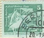 Stamps Germany -  Zoo Alfred Breh, Belin
