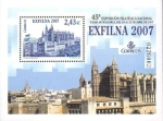 Stamps Spain -  2007 - EXFILNA 2007 45ª EXPOSICION FILATELICA. PALMA DE MALLORCA