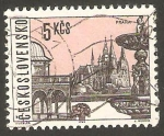 Stamps Czechoslovakia -  1447 - Vista de Praga