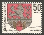 Stamps Czechoslovakia -  1751 - Escudo de la ciudad de Litomerice