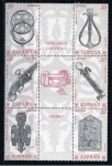 Stamps Spain -  Edifil  3061-66  Artesanía Española. Hierro. Hoja con los 6 sellos. 