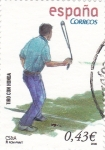 Stamps Spain -  Tiro con Honda        (P)