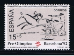 Stamps Spain -  Edifil  3104  Barcelona´92 .  VI Serie Pre-Olímpica.  