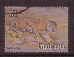 Stamps Malaysia -  Tigre