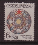 Stamps Czechoslovakia -  Academia Ved